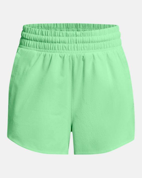 Pantalón corto tejido de 8 cm UA Flex para mujer, Green, pdpMainDesktop image number 4